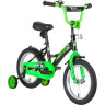 Детский велосипед NOVATRACK STRIKE 14” черный-зеленый 143STRIKE.BKG20